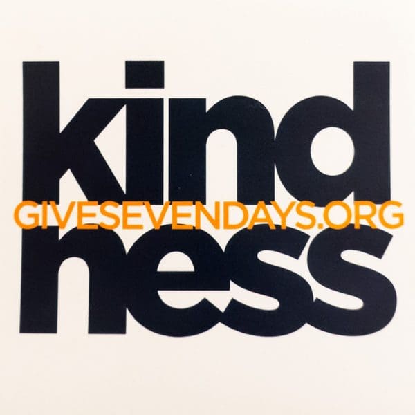 Navy Kindness Sticker