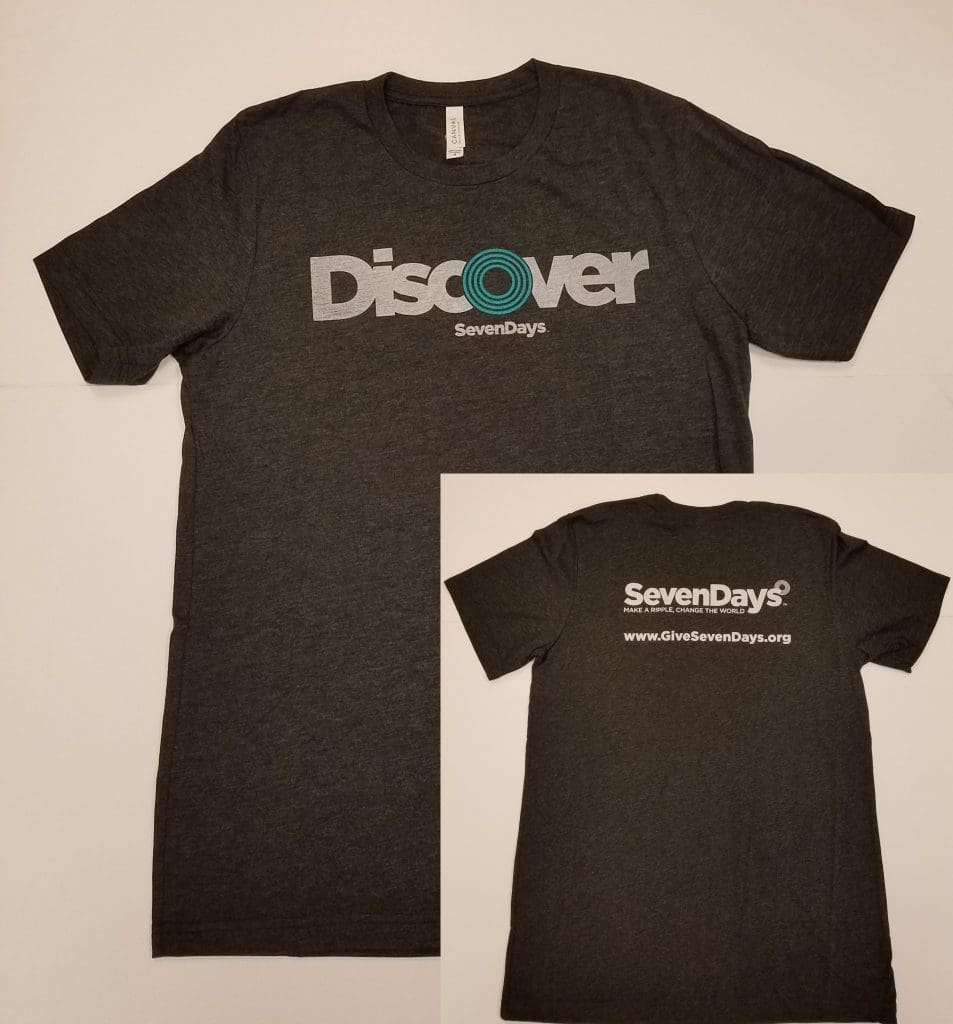 DISCOVER T-Shirt: Crew Cut (includes 3 free stickers)