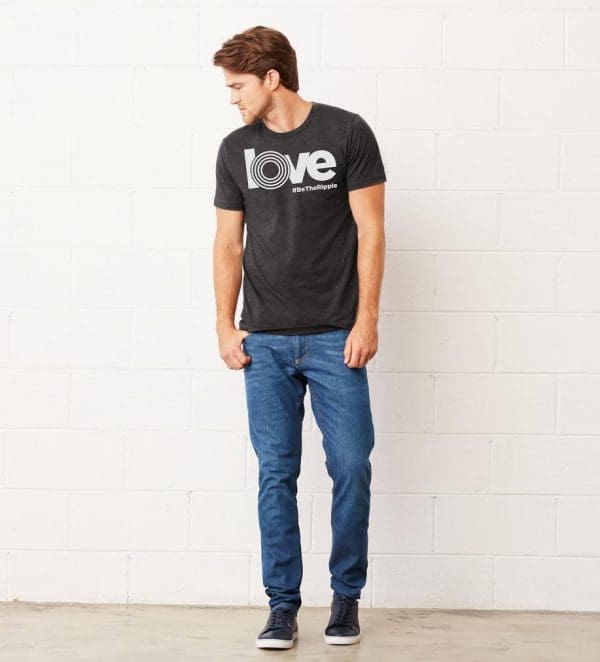 LOVE T-Shirt: V-Cut (includes 3 free stickers) - Image 2