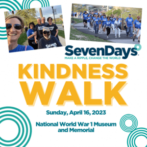 Kindness Walk, 2023 event, SevenDays, GiveSevenDays